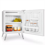 Heladera Vostok con congelador 50lts KS48RVB Vintage blanco bajo mesada frigobar TINDL
