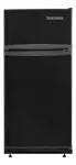 Heladera Con Freezer Telefunken 200 Litros Clase A  Negra