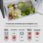 Heladera Samsung freezer superior Twin Cooling Plus 321 Lts. Blanco RT32K5070WW