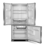 HELADERA CFREEZER ABAJO WHIRLPOOL WRO85AK NO FROST GRIS 554 LTS