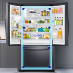 Heladera Samsung French Door Spacemax 629l Negro