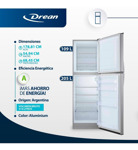 Heladera Cíclica Drean Hdr320f00s 300 Litros Con Freezer