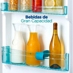 Heladera Columbia Chd43/9 414lts A+ Con Freezer Blanco