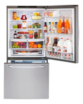Heladera Inverter LG Gb62bgs 545lts Freezer Inferior Inox