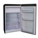 HELADERA KANJIHOME KJ-135RFB 135L CON CONGELADOR RETRO NEGRA