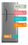 Heladera Gafa Hgf358afp 282lts Cíclica Con Freezer Plata