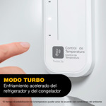 Heladera Top Mount Whirlpool Wrm42hb 386 Lts No Frost Blanca