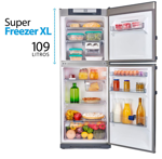 Heladera con Freezer XL KohiNoor KFA-3494-7 311Lts Acero