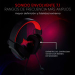 Auriculares Gamer Redragon Gamer Zeus X H510-rgb Negro Con Luz Rgb Led