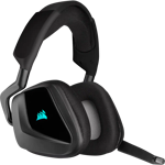 Auriculares Gamer Corsair Void Elite Rgb Inalámbricos 7.1 Negro Carbon