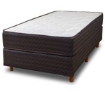 Conjunto Fiji Sommier y Colchón Matelaseado Espuma 1 plaza 190x80 Arcoiris