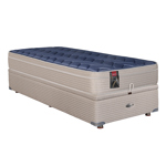 Sommier Baulera Roomy y Colchón Springwall MCB 115 Euro Pillow 90x190 - 1 1/2 Plaza