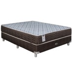 Sommier y Colchon LIZ 140x190 Resortes - 2 Plazas