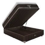 Sommier Baulera Roomy y Colchón Resortes Springwall Maximus 140x190 - 2 Plazas