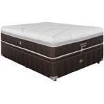 Sommier Baulera Roomy y Colchón Resortes Springwall Maximus 140x190 - 2 Plazas