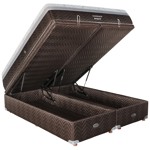 Sommier Baulera Roomy y Colchón Resortes Springwall Maximus 200x200 - King