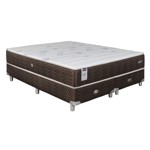 Sommier y Colchón Resortes Springwall Quilt Refuerzo Lumbar 160x200 - Queen