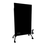 Calefactor Calden Electrico 2000W Frente Negro Movil
