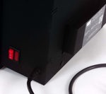 Calefactor Calden Electrico 2000W Frente Negro Movil
