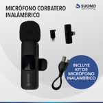 Microfono Corbatero Inalambrico Android Ios Usb C Lightning