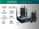 Microfono Inalámbrico Profesional GADNIC