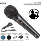 Microfono Dinamico Profesional Noga Mic-280 Karaoke 3m Cable