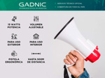 Megafono Portatil De Mano Gadnic Grabador Voz Musica 15W