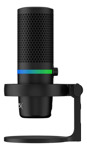 Micrófono Hyperx Duocast Rgb Condensador Cardioide Usb Negro