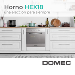 Horno Eléctrico Domec HEX18