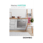 Horno Multigas Domec HXRTS18 , Acero inoxidable