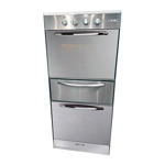Horno Domec HXCLW, gas - electrico, cajon parrilla, spiedo, acero inoxidable