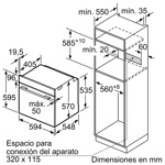 Bosch Hba512es0 Horno Electrico Empotrable 71l Calor 3d