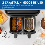Freidora de Aire Oster Airfryer Dual 7.6L DiamondForce 6 Fun