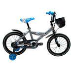 Bicicleta Infantil Rodado 16 Urby Bikes Con Ruedas Inflables Azul