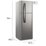 Heladera Electrolux Inverter 298L No Frost Plata HENI3500P