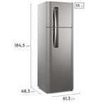 Heladera Electrolux Inverter 345L No Frost Plata HENI3900P