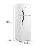 Heladera Gafa con Freezer No Frost 300L Blanca HGNF3500B