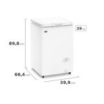 Freezer Horizontal Gafa Blanco Inverter 117lts FGHI100B-S