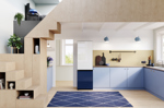 Heladera Samsung Bespoke 328LTS MIXED CLEAN White-Glam Navy