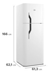 Heladera No Frost 300 Litros Gafa Hgnf3500b Blanca