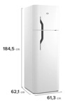 Heladera Gafa Hgnf3900b Freezer No Frost 347 Litros Blanca
