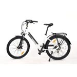 BICICLETA ELÉCTRICA MOMO DESIGN VERONA 26 - MODELO MD-E26TL-K - 36V 250W - COLOR BLANCO