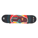 Skate Patineta Fiat Cinquecento Infantil Rojo