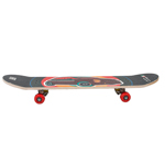 Skate Patineta Fiat Cinquecento Infantil Rojo