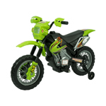 MOTO A BATERÍA ENDURO 6V VERDE