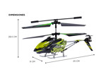 Helicóptero a Control Remoto Gadnic S929 Crash Metal 3.5 CH Súper Resistente