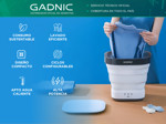 Mini Lavadora Secadora Gadnic 2 En 1 Plegable Portátil