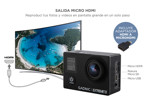 Cámara Deportiva Gadnic SX10 4K 20Mpx Pantalla Touch + Batería Extra