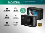 Cámara Deportiva Gadnic Extreme8 Full Hd Sumergible 30mts + Batería Extra