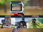 Cámara Deportiva Gadnic Extreme8 Full Hd Sumergible 30mts + Batería Extra